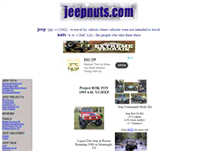 Tablet Screenshot of jeepnuts.com